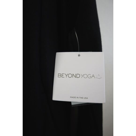 Beyond Yoga CF2220 Women's Sz M Black Button Front Carefree Modal Cardigan - Picture 4 of 12